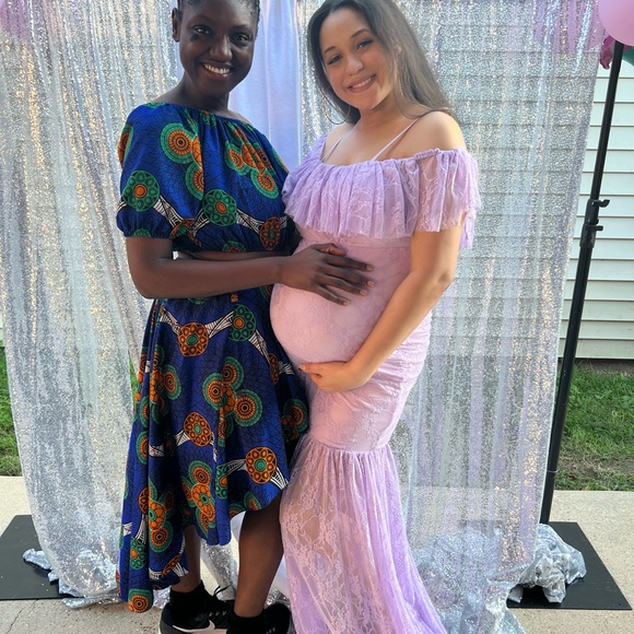 Maternity Mermaid Dress - Picture 2 of 4